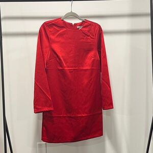 H&M Vibrant Red Satin dress